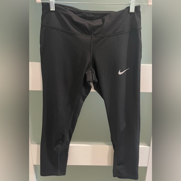 🍂 Nike Black running Dri-fit Women's Pants - Picture 1 of 9